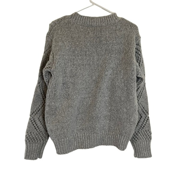 Heartloom Holden Knit Pullover Sweater Heather Gray Small - Picture 2 of 8